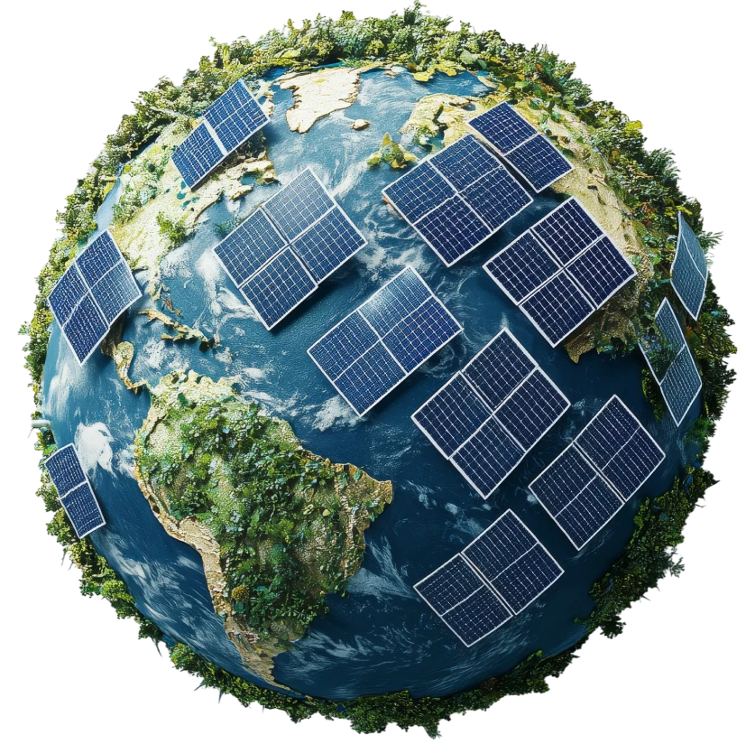 Solar Earth Globe